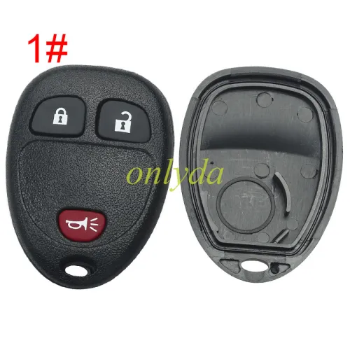 For GM Buick remote key shell with battery holder, pls choose the button
