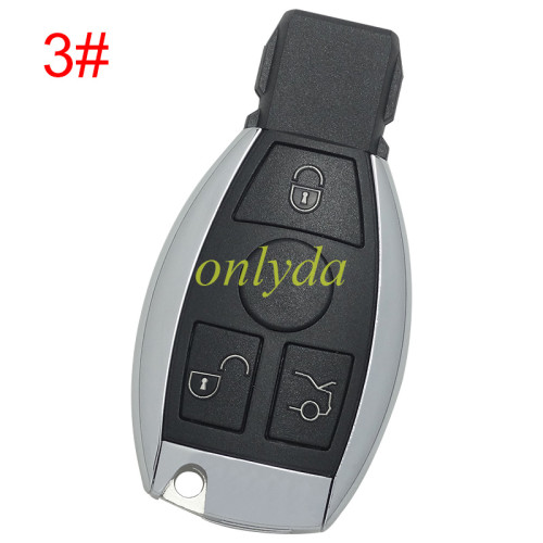 free shipping 10pcs/lot for  Benz remote key shell, pls choose the button
