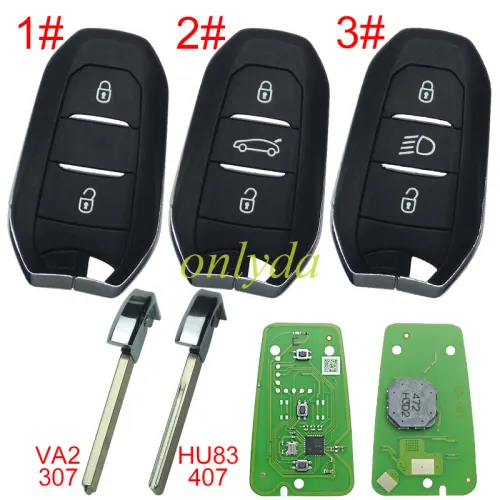 Xhorse smart remote key  for Peugeot & Citroen & DS models PN:XZPG00EN