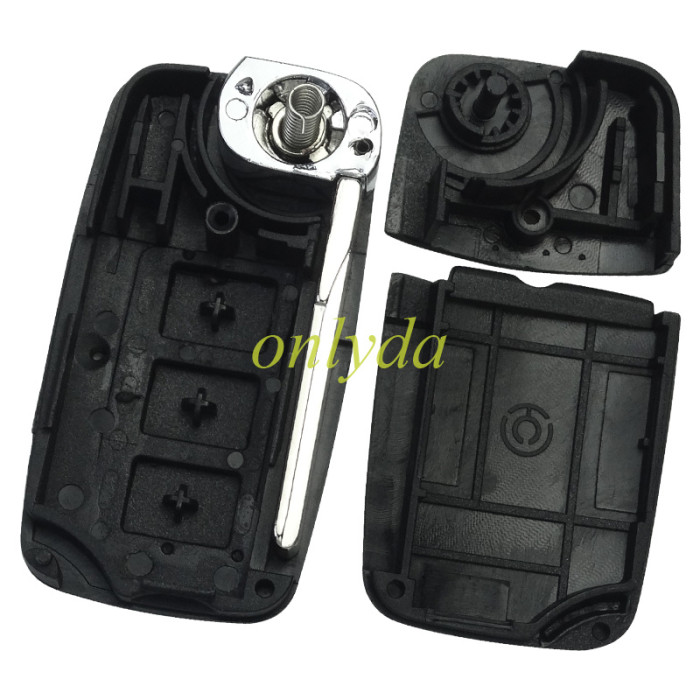 For Great Wall  C30 flip remote key shell with badge