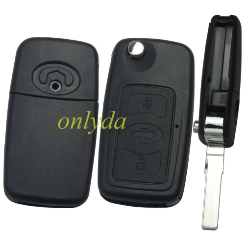 For Great Wall  C30 flip remote key shell with badge