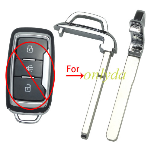 For Chery remote key emergency blade
