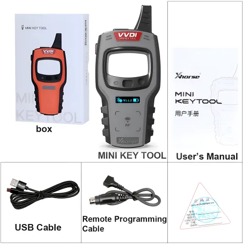Xhorse VVDl Mini Key Tool Automotive Remote Key Programmer for lOS Android global version (PLEASE pay attention！！ it is newest version, not included free 48 token anymore)