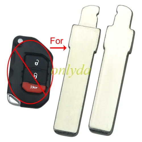 For Jeep remote key blade