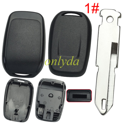 For Renault transponder key blank ， pls choose blade
