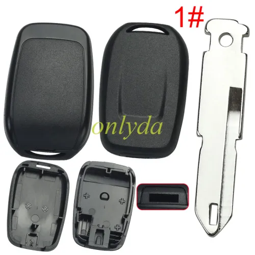 For Renault transponder key blank ， pls choose blade