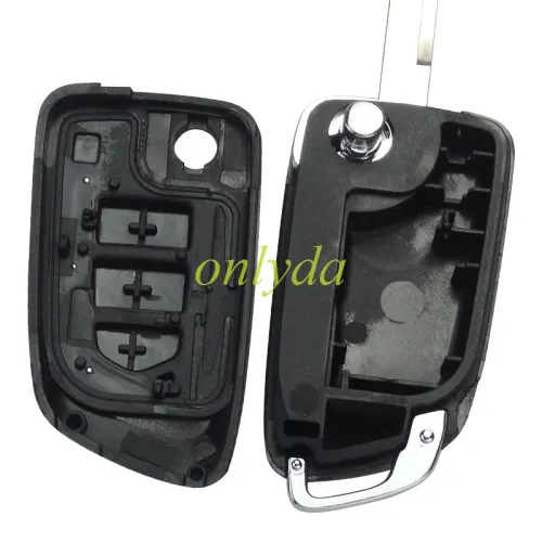 For Dongfeng 3 button  remote key blank with blade no batteri clip