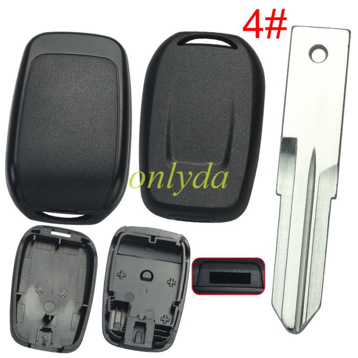 For Renault transponder key blank ， pls choose blade