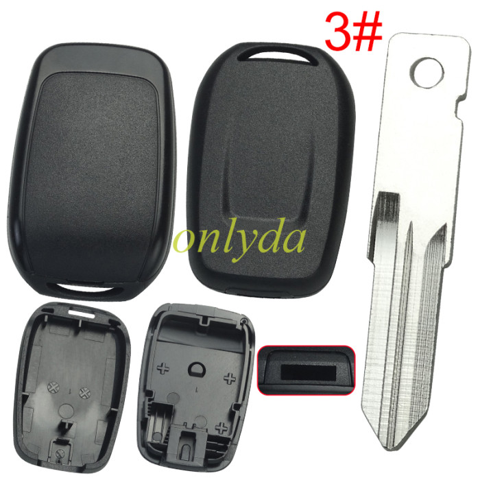 For Renault transponder key blank ， pls choose blade