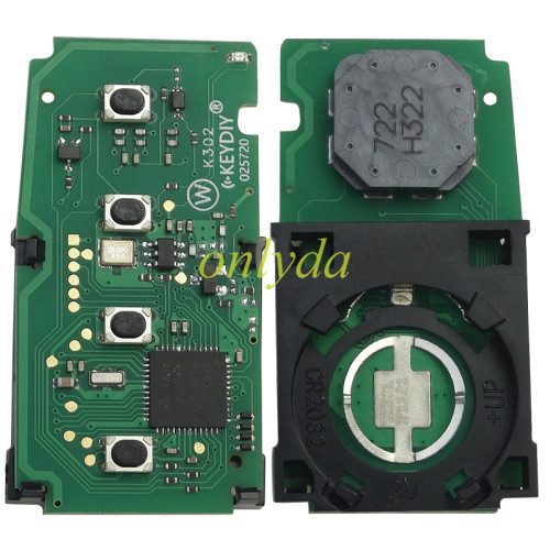 KEYDIY TB01 KD Smart Key Universal Remote Control With 8A/Toyota H chip ,please choose the key shell