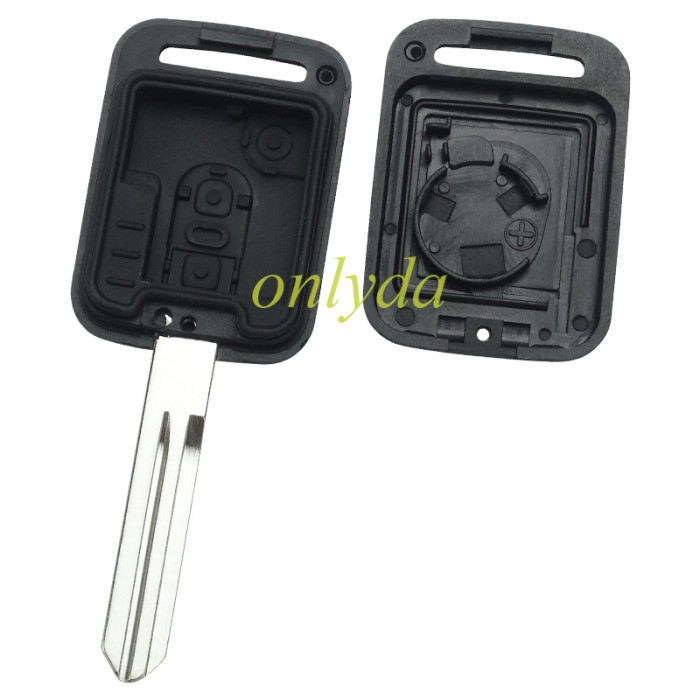 For Nissan  remote key blank the plastic part is  rectangle with badge place, pls choose button model
