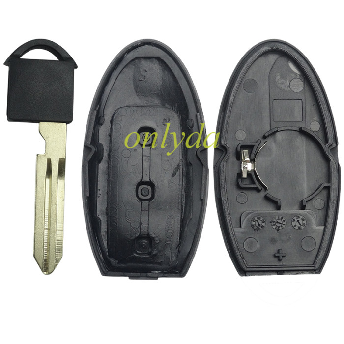 For Nissan  remote  key blank with GTR badge， pls choose button  model