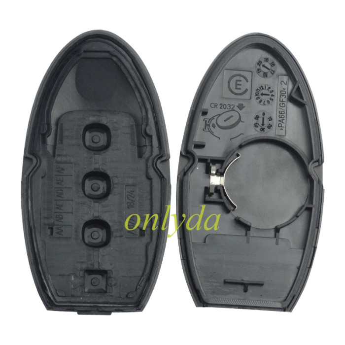 For Nissan remote key blank without badge ,with buckle,  pls choose button model