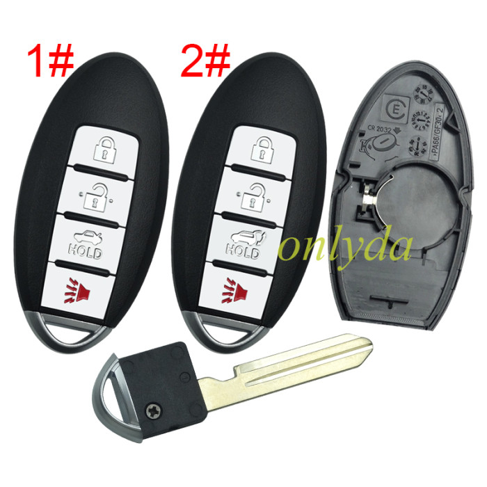 For Infinite remote key blank without badge ,with buckle,  pls choose button model