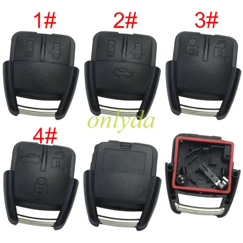 For Chevrolet remote shell with battery holder， pls choose the button