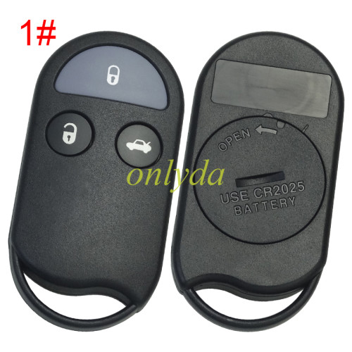 For Nissan  remote key blank without badge , pls choose button model