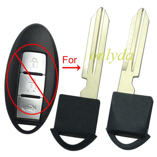 Small key blade for Nissan key case