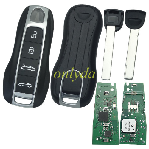 new Aftermarket  5M key kydz for Porsche 911 Cayenne Panamera Macan  4 Button 433MHZ with 5M chip   Keyless go，MLB KEY