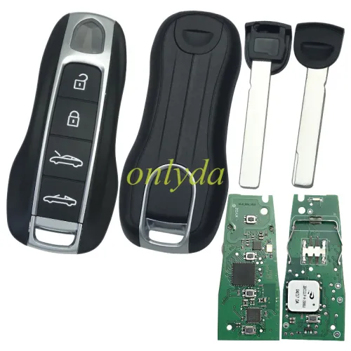 new Aftermarket  5M key kydz for Porsche 911 Cayenne Panamera Macan  4 Button 433MHZ with 5M chip   Keyless go，MLB KEY