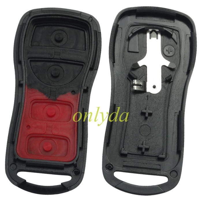 For Nissan  SENTRA  Remote  Shell with Rubber Pad， pls choose button
