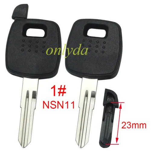 Super Stronger GTL shell Nissan  A32 transponder key shell with blade NSN11 and NSN14 , withou badge , pls choose blade