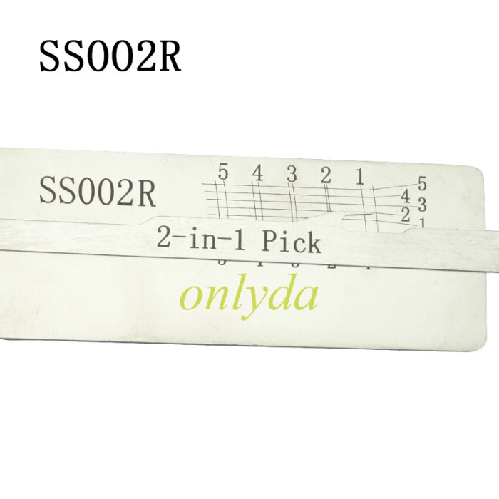 SS002R  s-groove Locksmith Tool 2 in 1 Pick