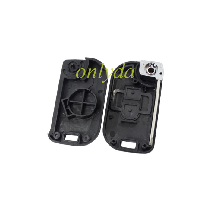For Nissan modified  remote key shell  2 button with badge