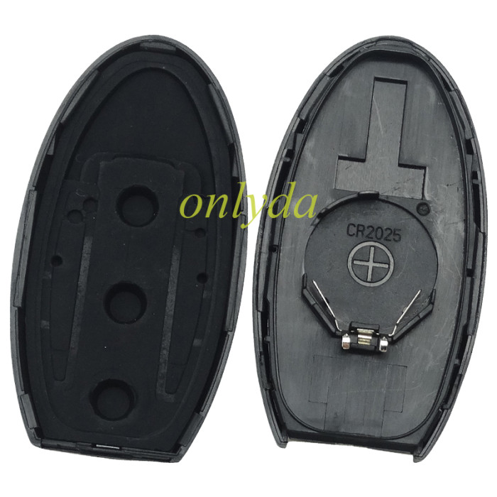 For Nissan remote  key blank with badge, with balde ,T-shaped interior for old model, pls choose button model