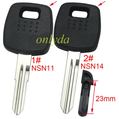 Super Stronger GTL shell Nissan  A32 transponder key shell with blade NSN11 and NSN14 , withou badge , pls choose blade
