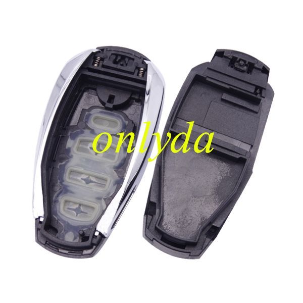 High Quality For VW Touareg 3 button remote key blank with badge with