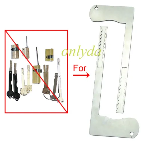 Extended fingerprint lock blade two-piece set