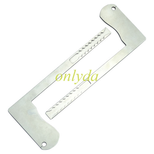 Extended fingerprint lock blade two-piece set