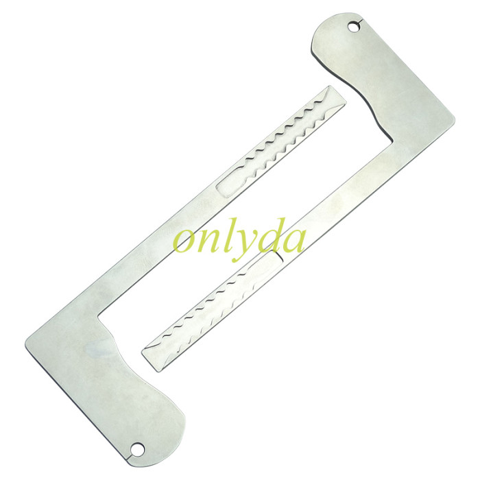 Extended fingerprint lock blade two-piece set