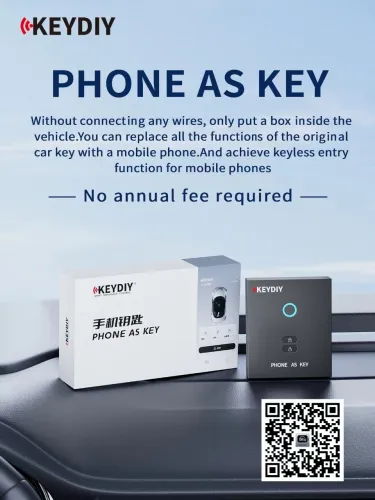 KEYDIY phone as KD key phonekey, mobile phone, becomes car remote key, keyless entry