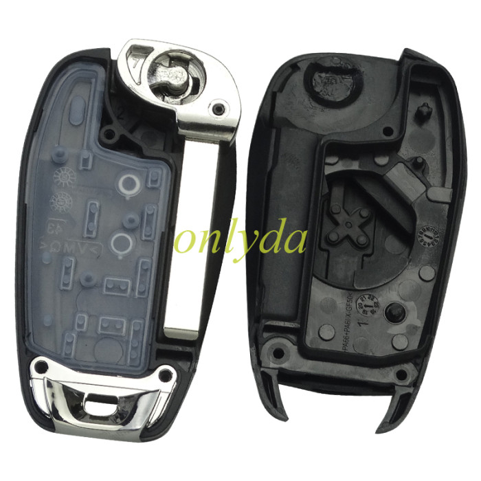 For Chevrolet original 3 button remote key  HITAG AES NXP61M02  4A chip-434mhz