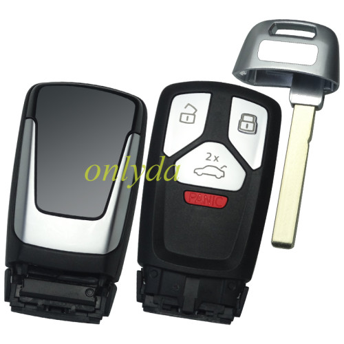 Audi-R12B-original-high Uninitialized Keyless Audi Q7 3+1 button remote key 434mhz (4M0959754T) 4103 36160000213258007 H40/0105/08S 16444 Model:AK01