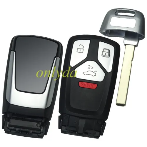 Audi-R12B-original-high Uninitialized Keyless Audi Q7 3+1 button remote key 434mhz (4M0959754T) 4103 36160000213258007 H40/0105/08S 16444 Model:AK01
