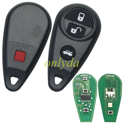 For Subaru 1999-2011 3+1-Button Keyless Entry Remote 433Mhz  PN: 88036-SC030   FCC ID:NHVWB1U711  1999-2011 Subaru Impreza 2005-2007 Subaru Legacy 2005-2007 Subaru Outback 2006-2007 Subaru Tribeca 2005-2009 Subaru WRX 2002-2004/2009-2011 Subaru Foreste (AFTERMARKET)