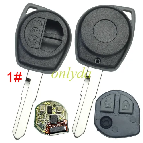 Original Suzuki 2 button remote key 433.9MHZ FSKID47 PCF7961X Hitag3 For Suzuki Swift SX4 Ciaz Ertiga Cultus Xcross Auto Control Fob CMIIT ID: 2014DJ5741 Model No.T68LO original remote + aftermarket shell