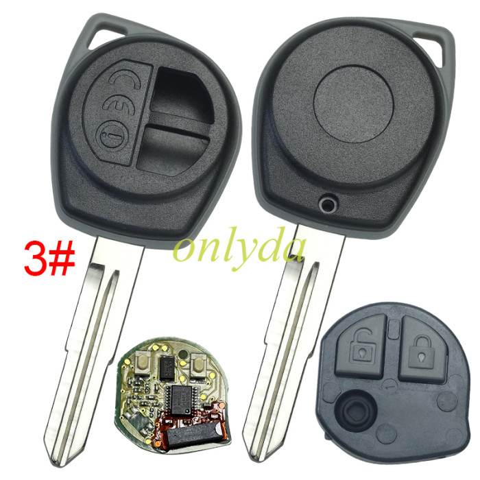 Original Suzuki 2 button remote key 433.9MHZ FSKID47 PCF7961X Hitag3 For Suzuki Swift SX4 Ciaz Ertiga Cultus Xcross Auto Control Fob CMIIT ID: 2014DJ5741 Model No.T68LO original remote + aftermarket shell