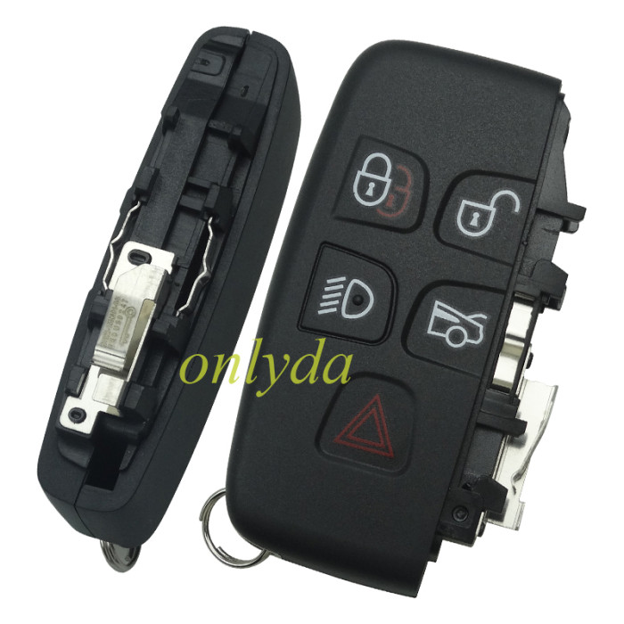 For Jaguar 5 button remote key blank without badge