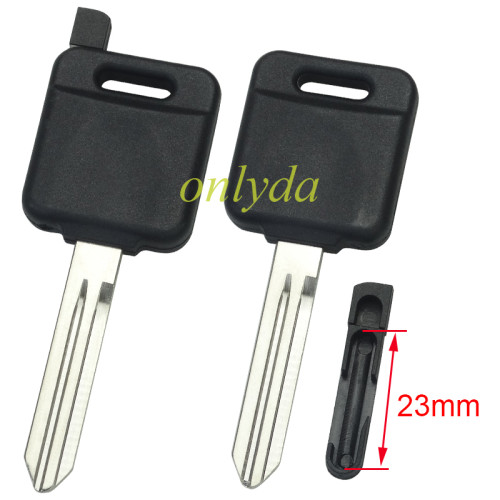 For transponder Key blank, with TPX long chip and  Carbon chip part