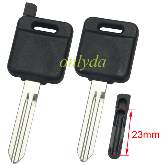 For transponder Key blank, with TPX long chip and  Carbon chip part