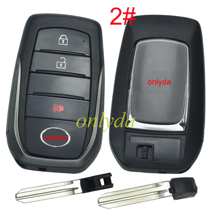 For Toyota 2+1 button modified key shell ,please choose the badge