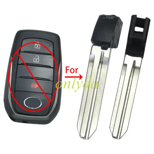 For Toyota emergency key blade ues for  modified models for Toyota-B66C/D