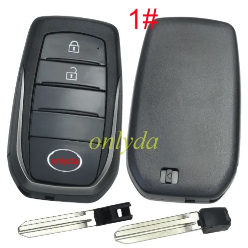 For Toyota 2 button modified key shell ,please choose the badge