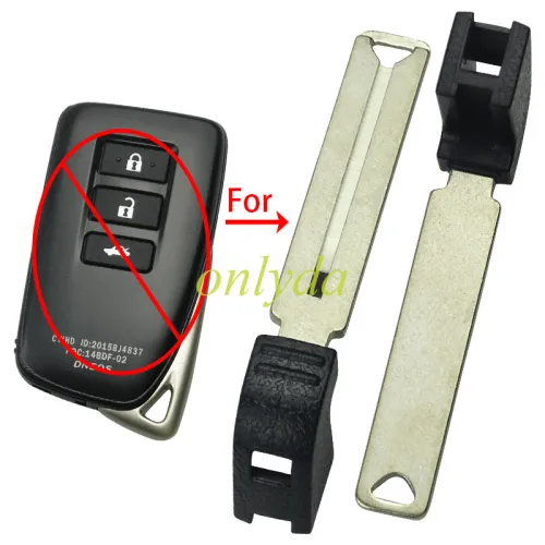 For Toyota  key blade,outside with groove,inside is flat