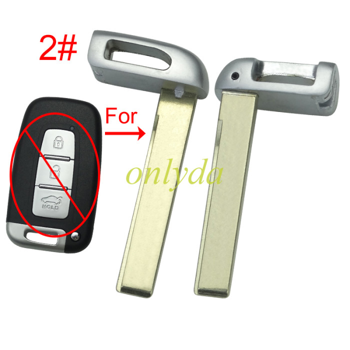 For Kia remote key blade , pls choose blade model