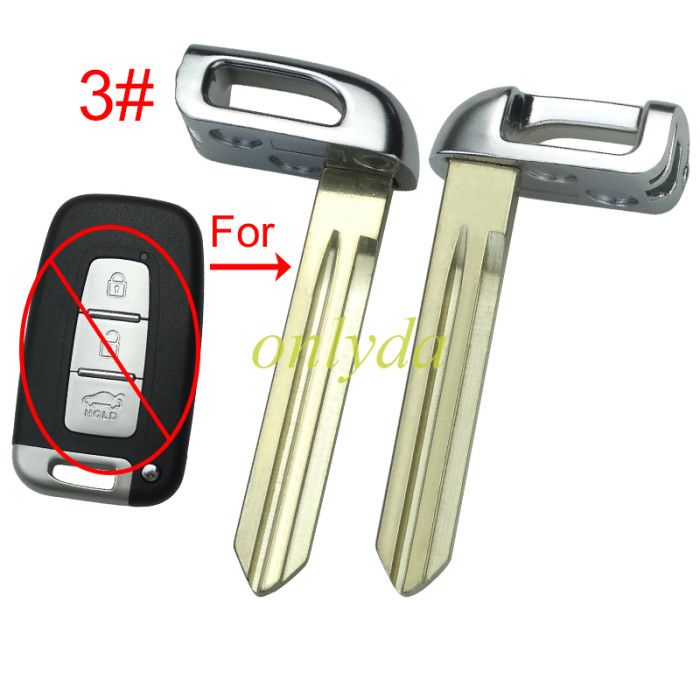 For Kia remote key blade , pls choose blade model