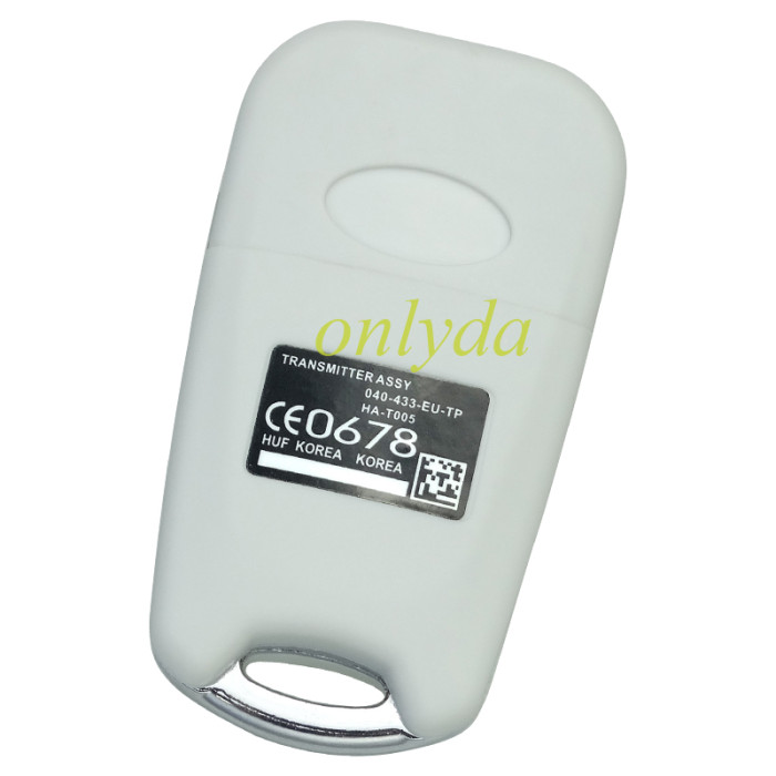 For KIA  3 button remote key blank with black shell with badge , pls choose button